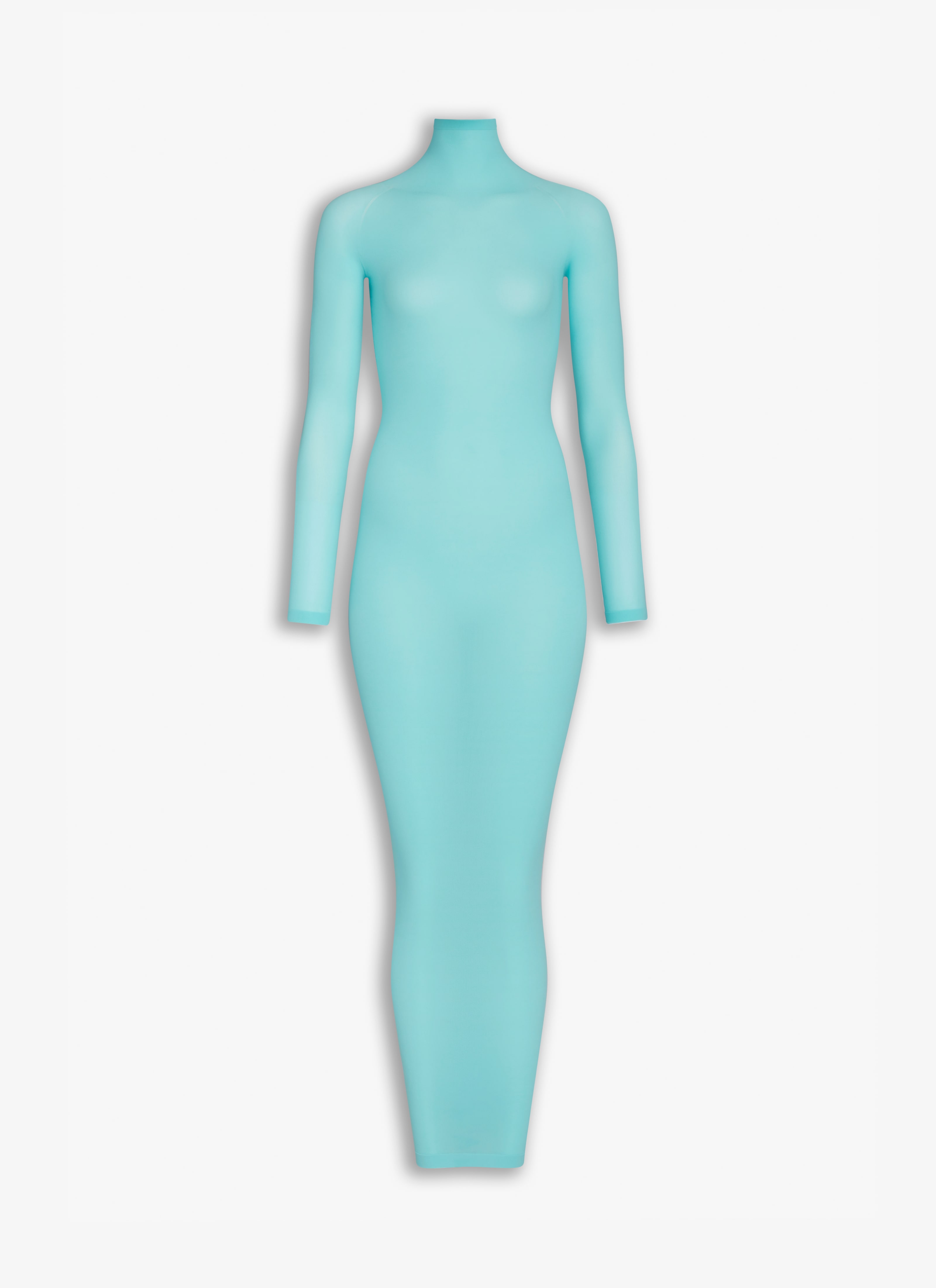 SHEER HIGH NECK DRESS SHEER HIGH NECK DRESS - maison-alaia.com